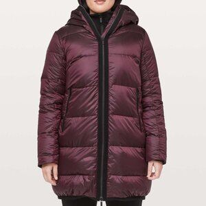 Lululemon Cloudscape Long Puffer Jacket - Dark Adobe